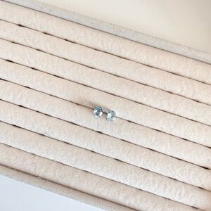 S925 Sterling Silver Natural Sky Topaz Earrings